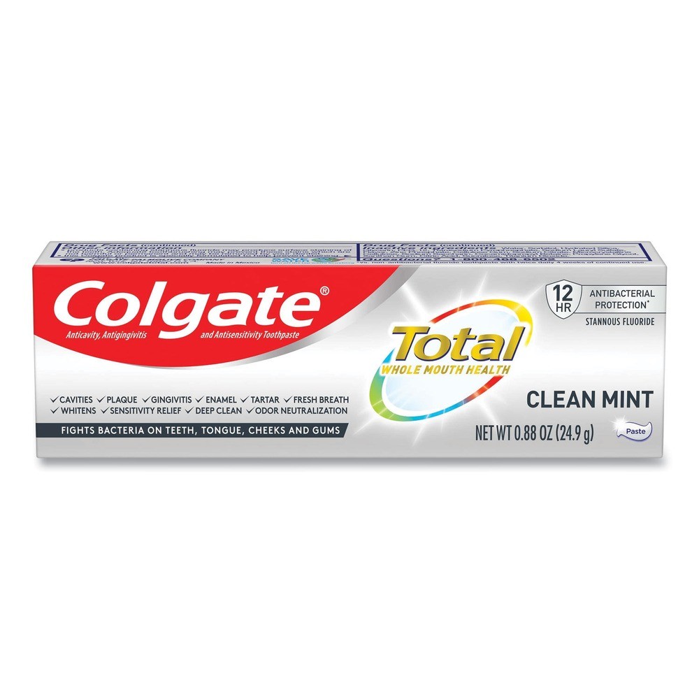 Colgate 45986 Total 0.88 oz Toothpaste - Coolmint (24/CT) New