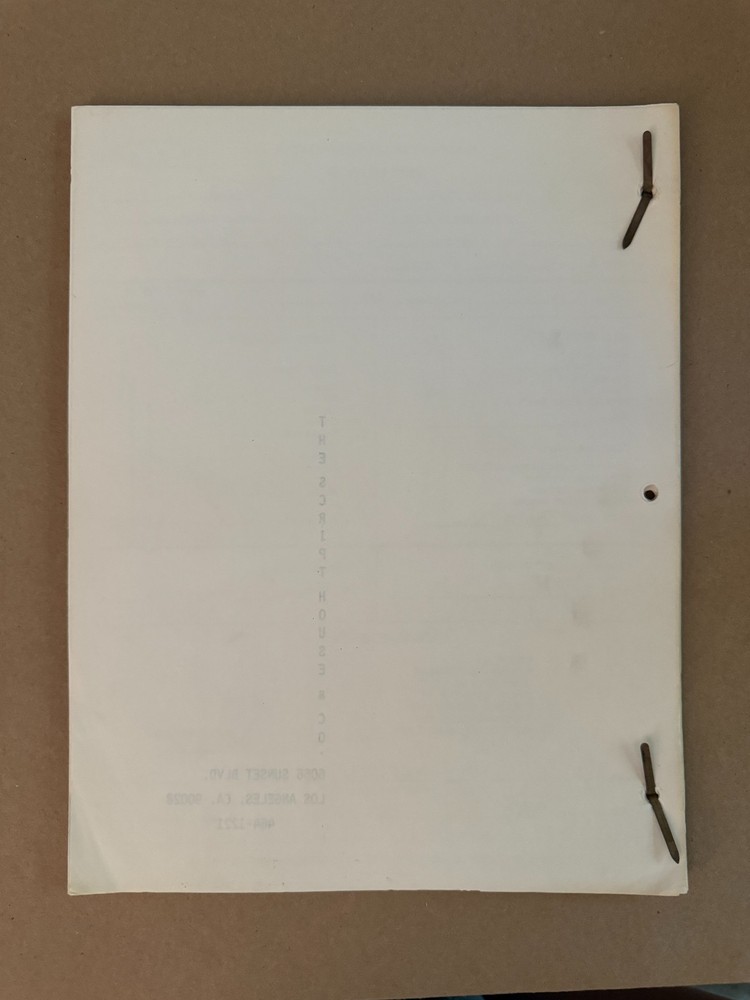 RARE 1980s Mork and Mindy Script Gotta Run Part 1 + 2 - TWO Production SCRIPTS