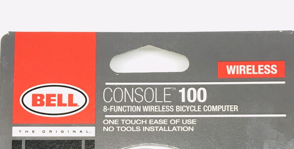 Bell Console 100 Wireless Bicycle Computer 8 Function 7025146 One Touch