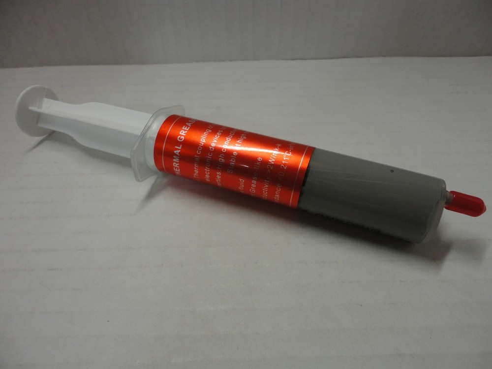 Large 30g Syringe Silver Thermal Compound Paste Grease PC CPU GPU Heatsink Tech