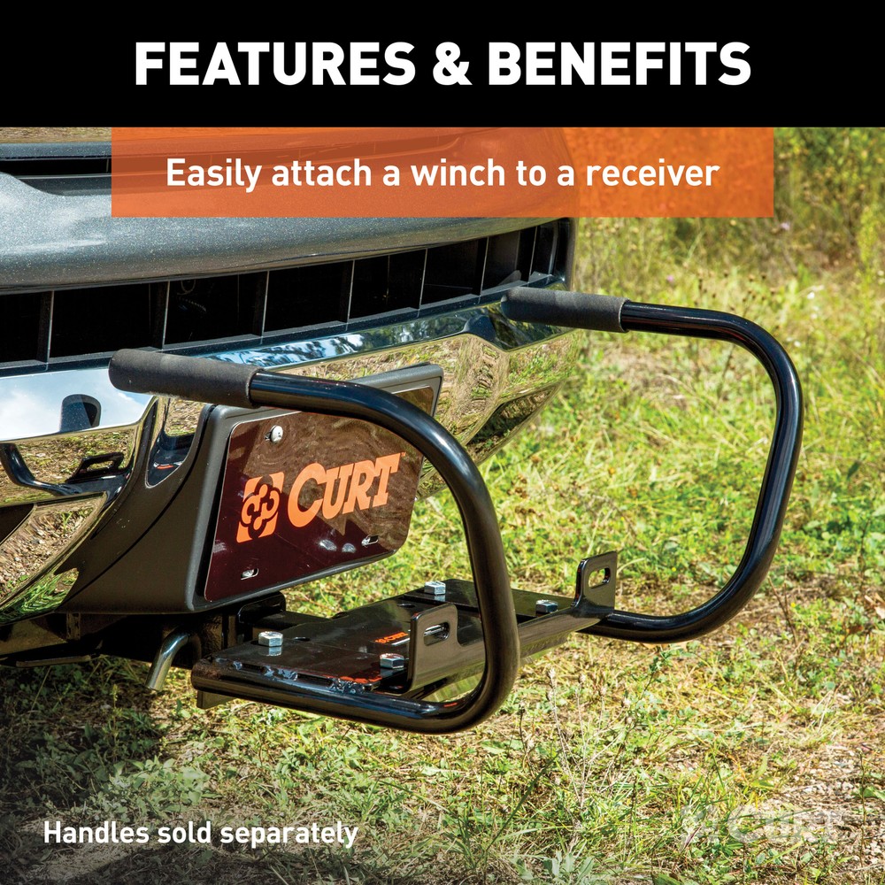 Hitch-Mounted Winch Mount (Fits 2" Receiver)