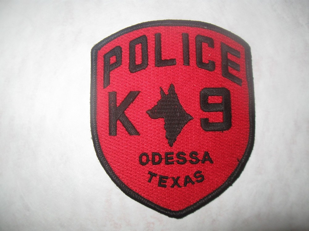 ODESSA TEXAS  K9 POLICE PATCH