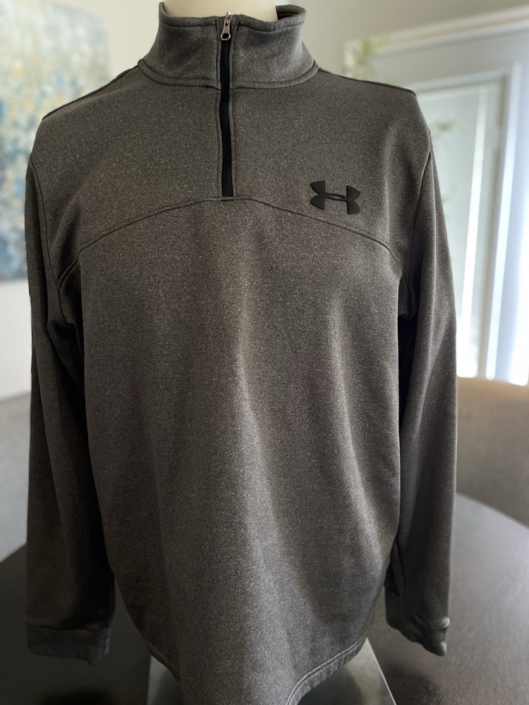 Under Armour Men’s Lg 1/4 Zip Grey Pullover
