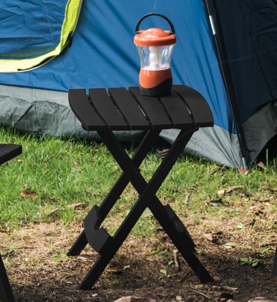 Adams Quik-Fold® Side Table - Black
