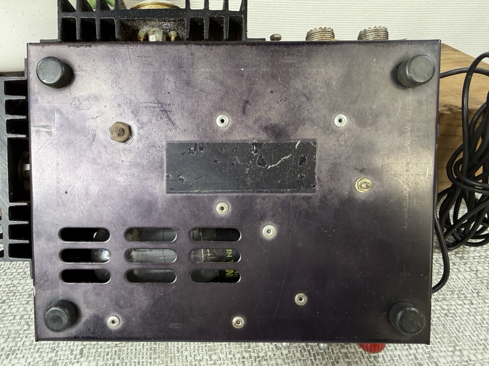 Vintage CB Amplifier WAWASEE ELECTRONICS BLACK CAT JB-75A UNTESTED Original Box