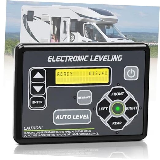 421484 RV Leveling System RV Control Panel with Automatic Level Adjustment