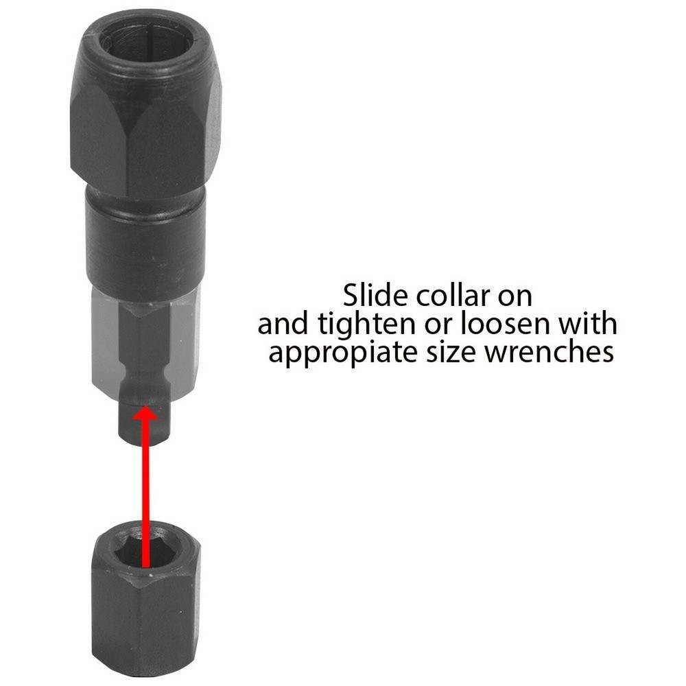 Snappy Tools 3/8 Inch Quick Change Drill Bit Adaptor #42024