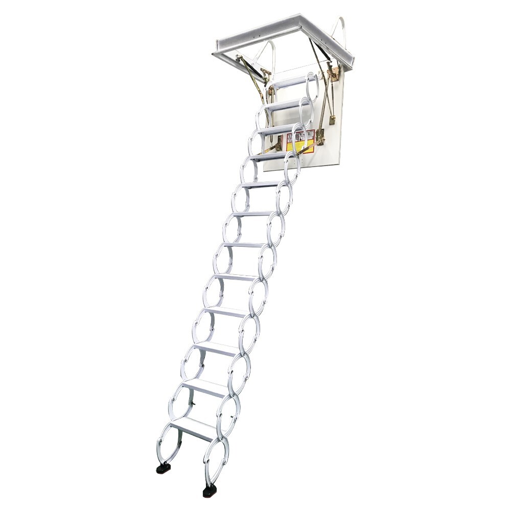 White Attic Pull Down Ceiling Ladder Stairs Ceiling Ladder Access Stairs Carbon