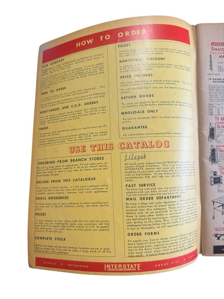 Electronics Red Book Interstate Electronic Supply Corp. Catalog 30 Kansas