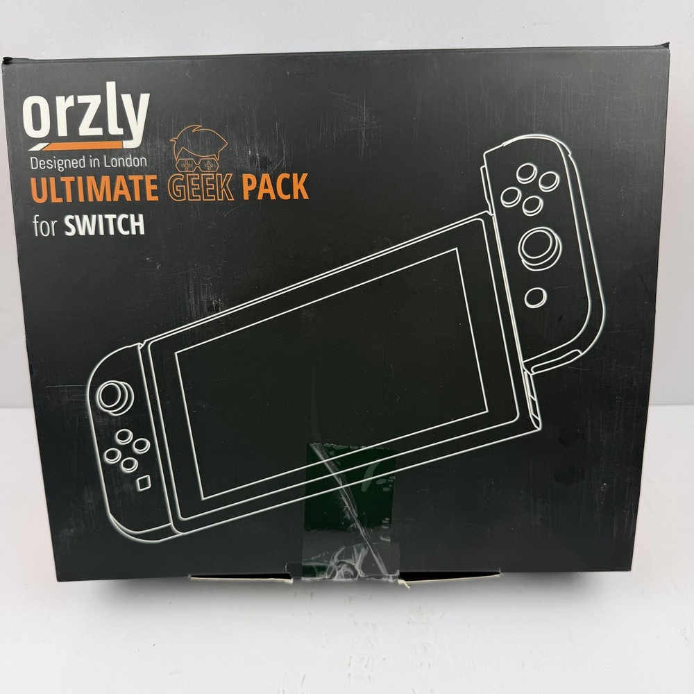 Orzly Ultimate Geek Pack Accessory Bundle For Switch Switch OLED Black