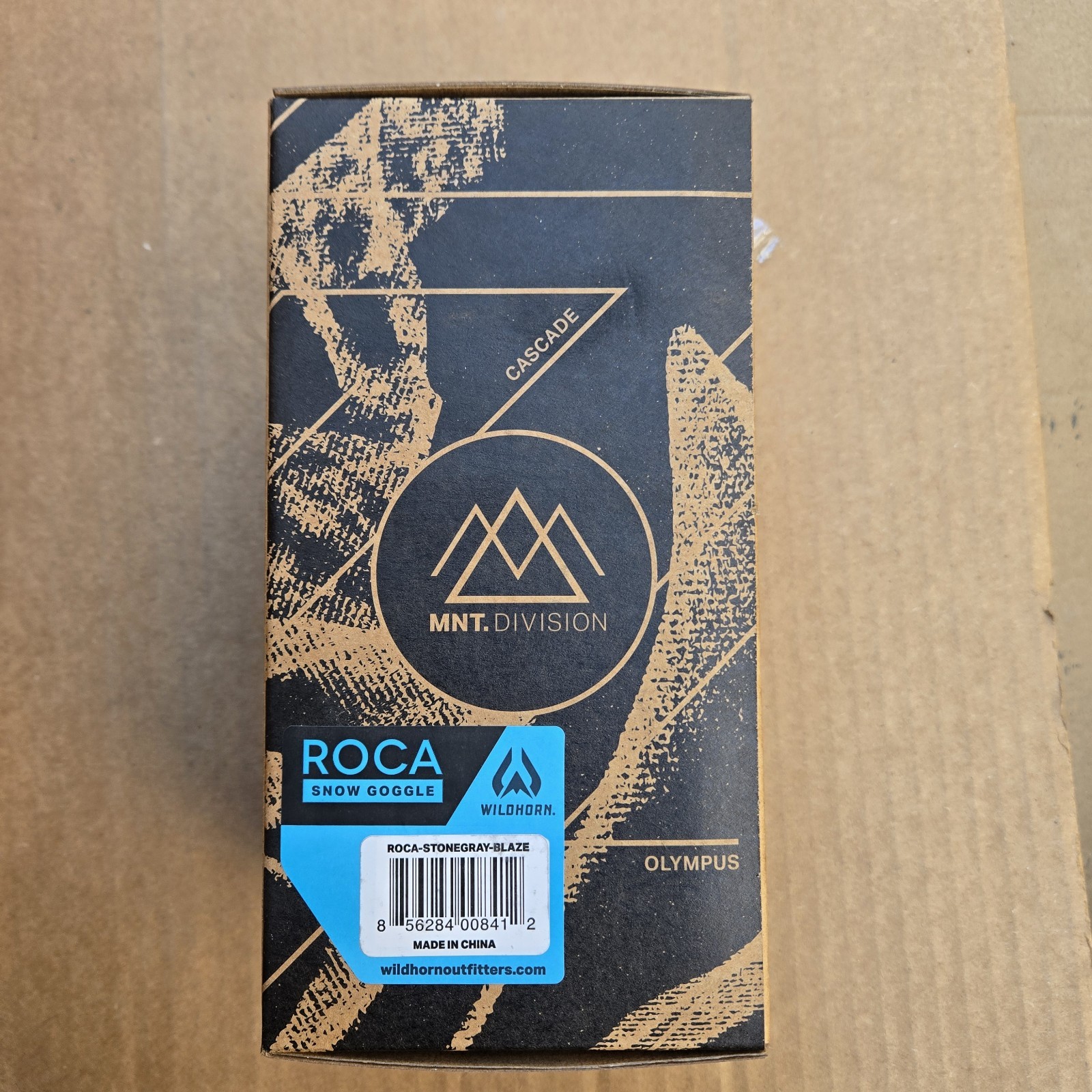 Wildhorn ROCA SNOW GOGGLE/ SKI AND SNOWBOARD GOGGLES. ROCA-STONEGRAY-BLAZE.