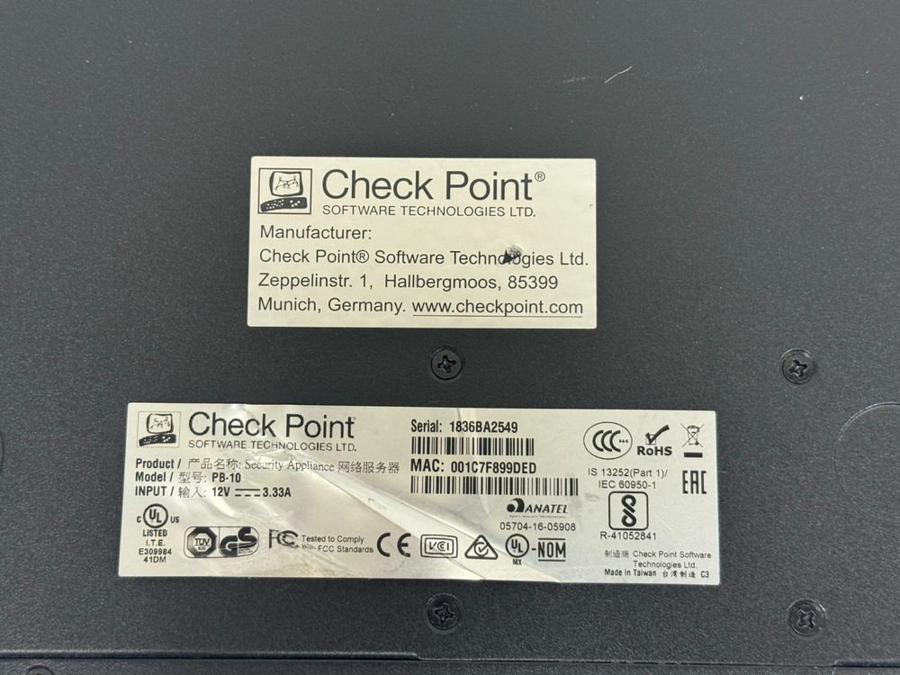 Check Point Quantum 3100 PB-10 Firewall