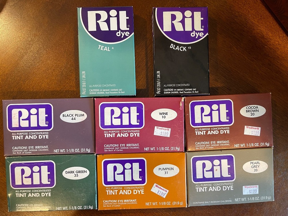 Rit Dye Powder Boxes ~ Old Formula ~ Various Color/Dye's