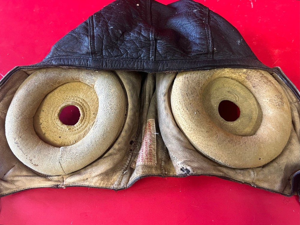 USAAF TYPE A-11 INTERMEDIATE LEATHER FLYING HELMET