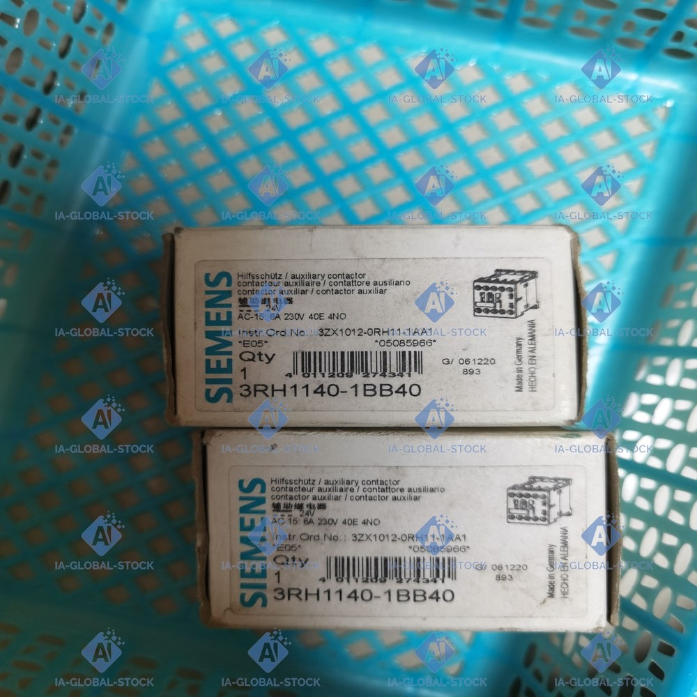 One New Siemens 3RH1140-1BB40