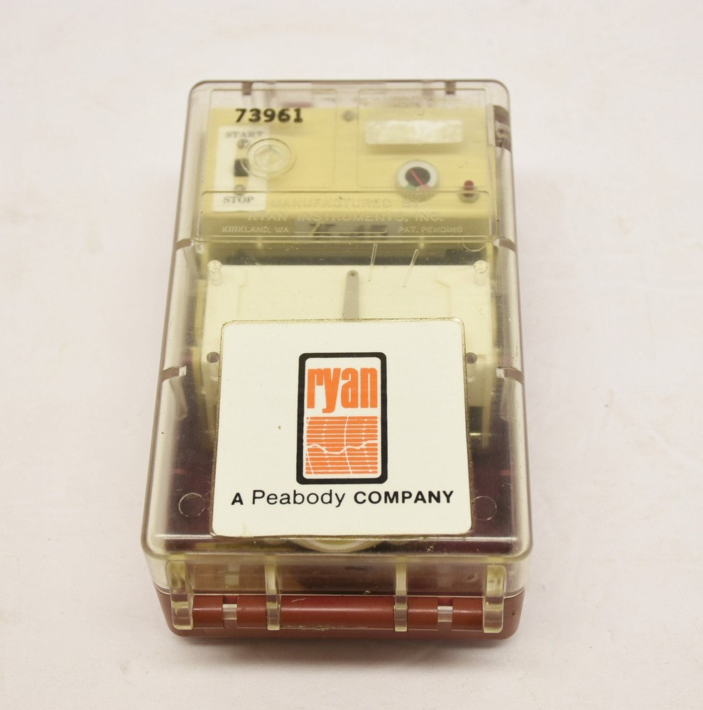 Ryan Instruments Peabody Analog Temperature Chart Recorder Thermograph
