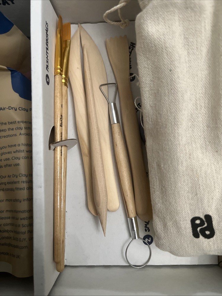 NEW Sculpd Pottery Kit and Extra Earth Tones Paint kit