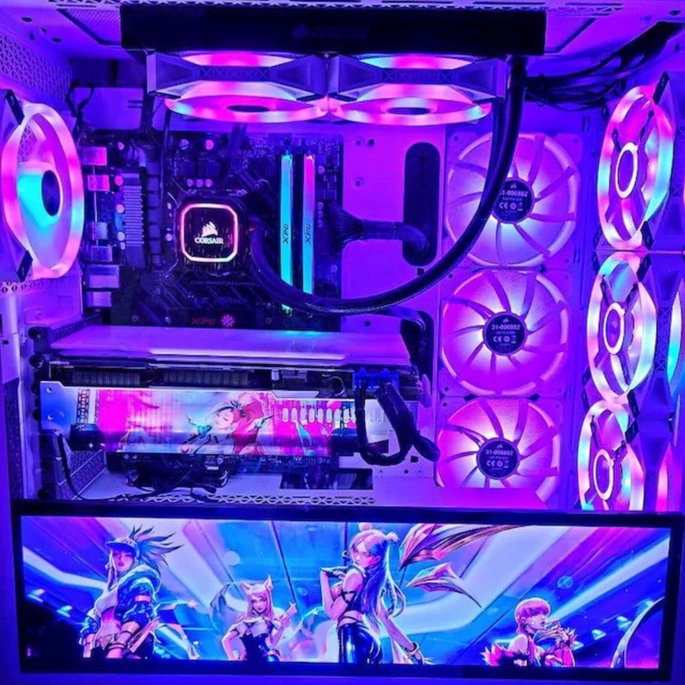 Custom Picture Gaming PC Case GPU Backplate ARGB GPU Backplate GPU Side Panel