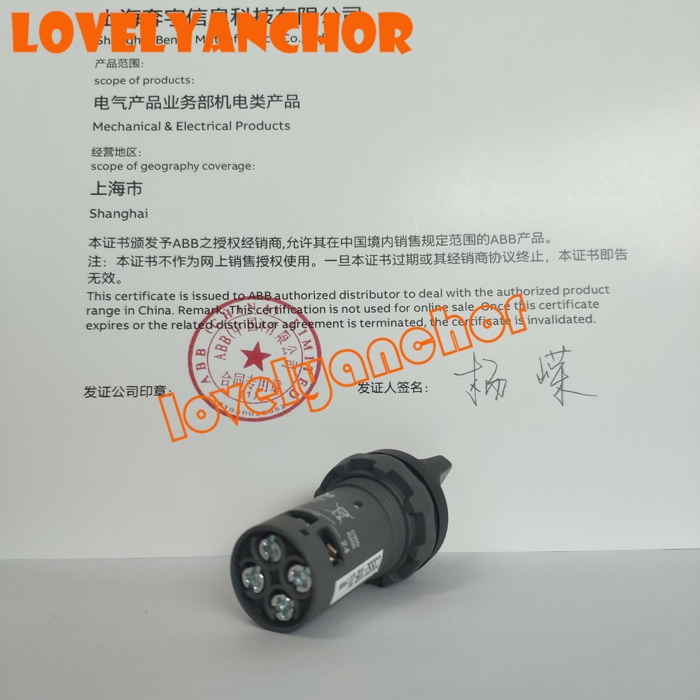 1PC ABB C3SS2-10B-20 2NO Compact Selector Switch 3-pos Return to B Short handle