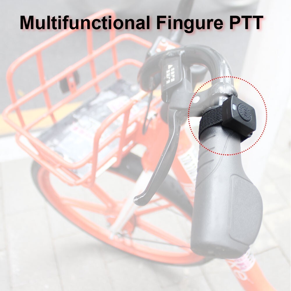 Anysecu Wireless PTT Bluetooth Earphone K1 Plug For Baofeng 5R TYT Walkie Talkie