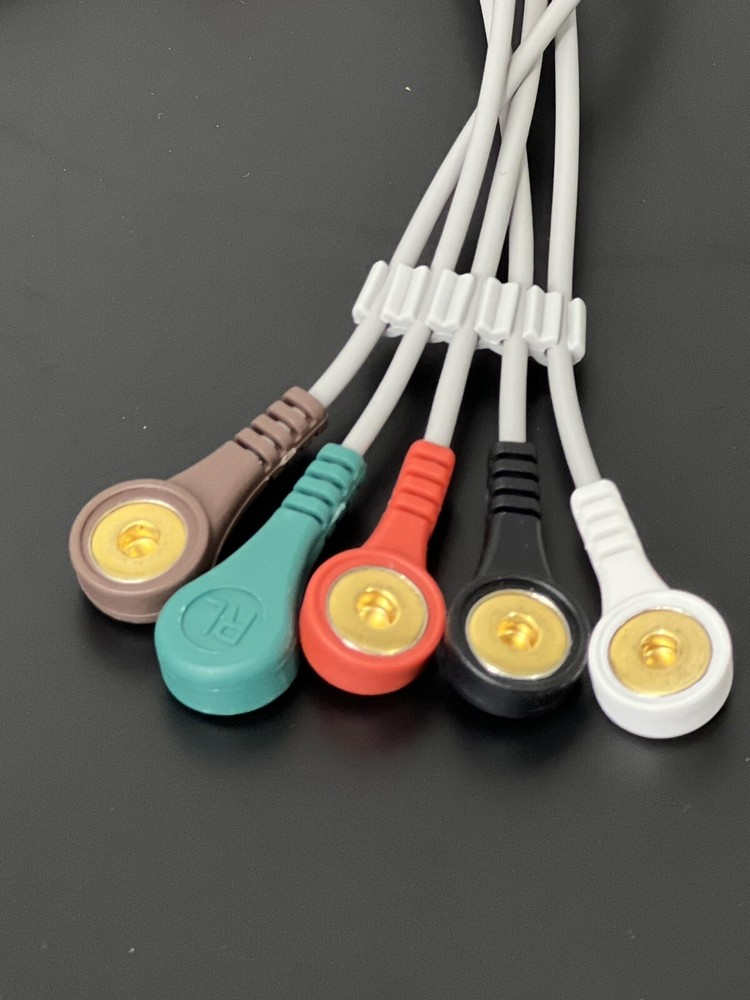 Nihon Kohden ECG Cable 5 Leads Snap Compatible - Same Day Shipping