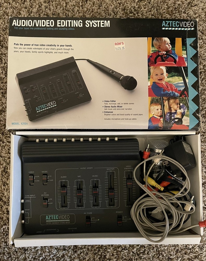 Aztec Video Audio Video Editing System Model AZED1