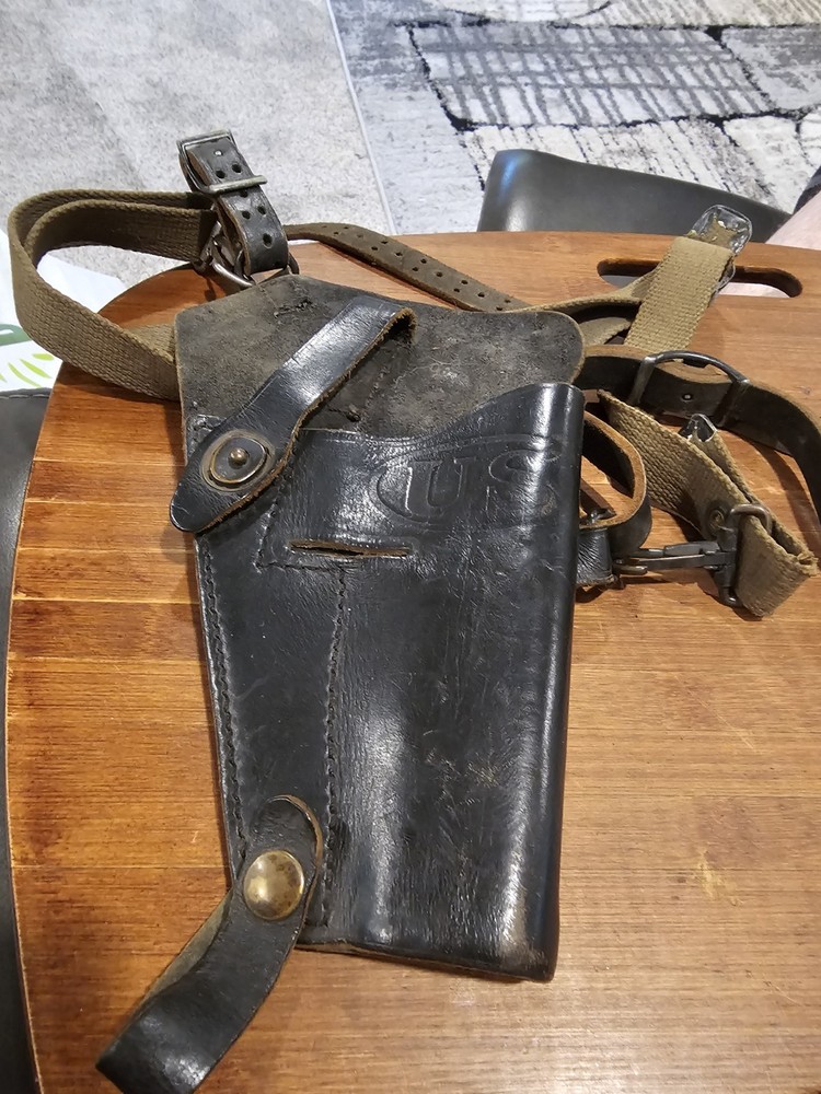 Vintage US Army WW2 1911 45 Holster (33)