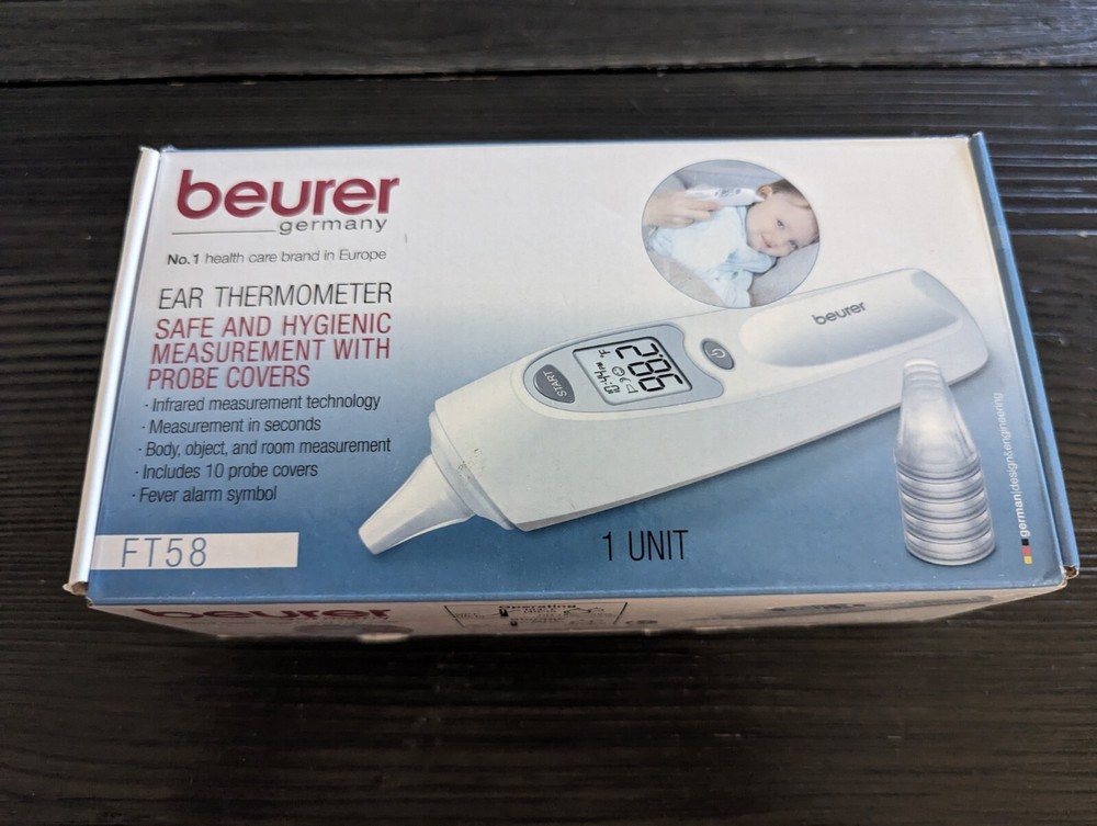 Beurer FT58 Electronic Digital Ear Thermometer with Memory