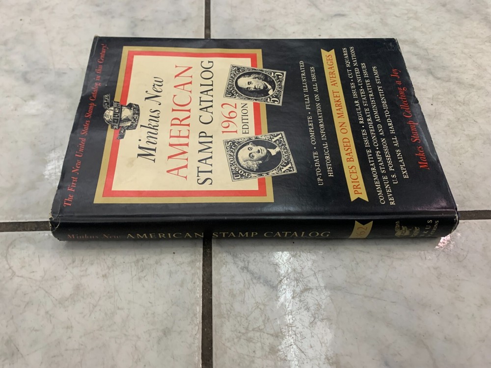 Minkus American Stamp Catalog 1962 Edition Hardcover