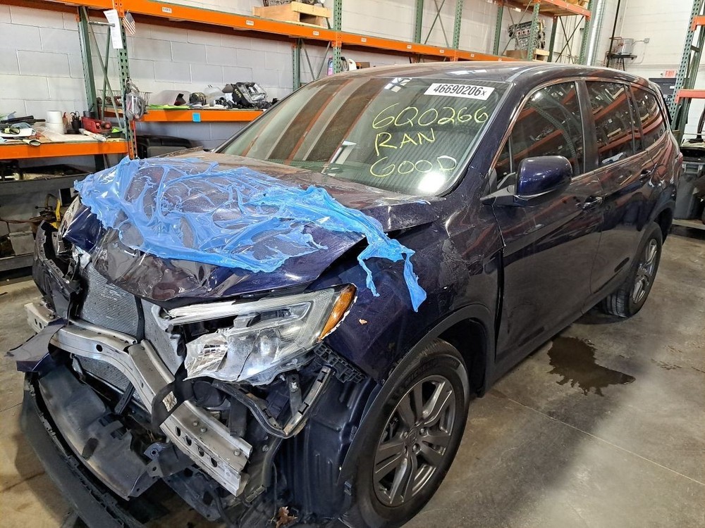 Lh Driver Side 2017 Pilot Sun Visor/Sunvisor Sku#4430758