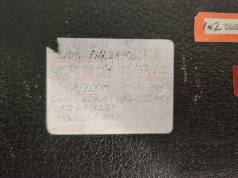 Optical Gaging Products Magnification Check Scale