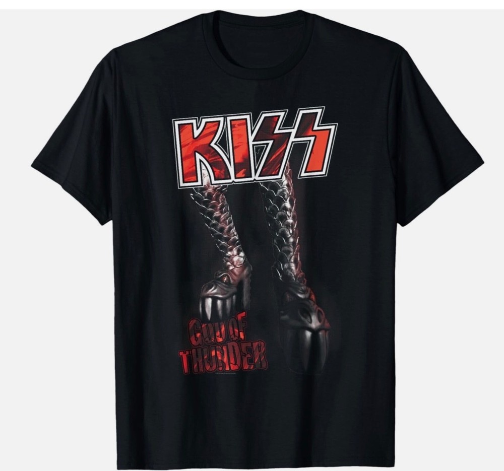 Brand New XL KISS GOD OF THUNDER CONCERT TSHIRT (never worn) or used