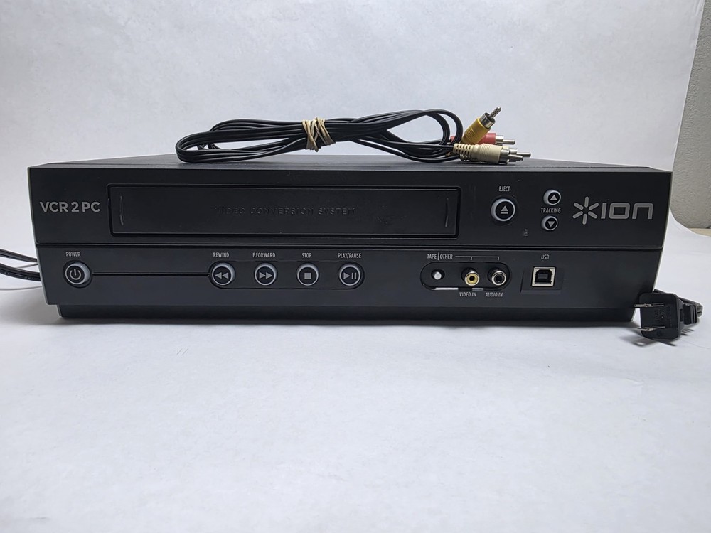 ION VCR 2 PC USB VHS Video to Computer Conversion System Digital Transfer Tested