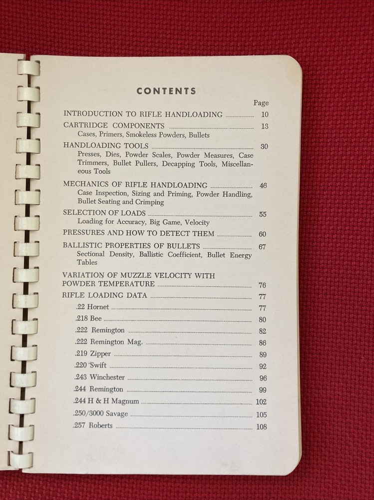 Speer No 3 reloading manual 1959 spiral great shape