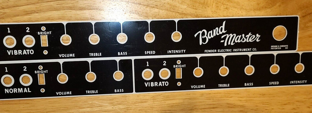 BF Bandmaster face plate New!