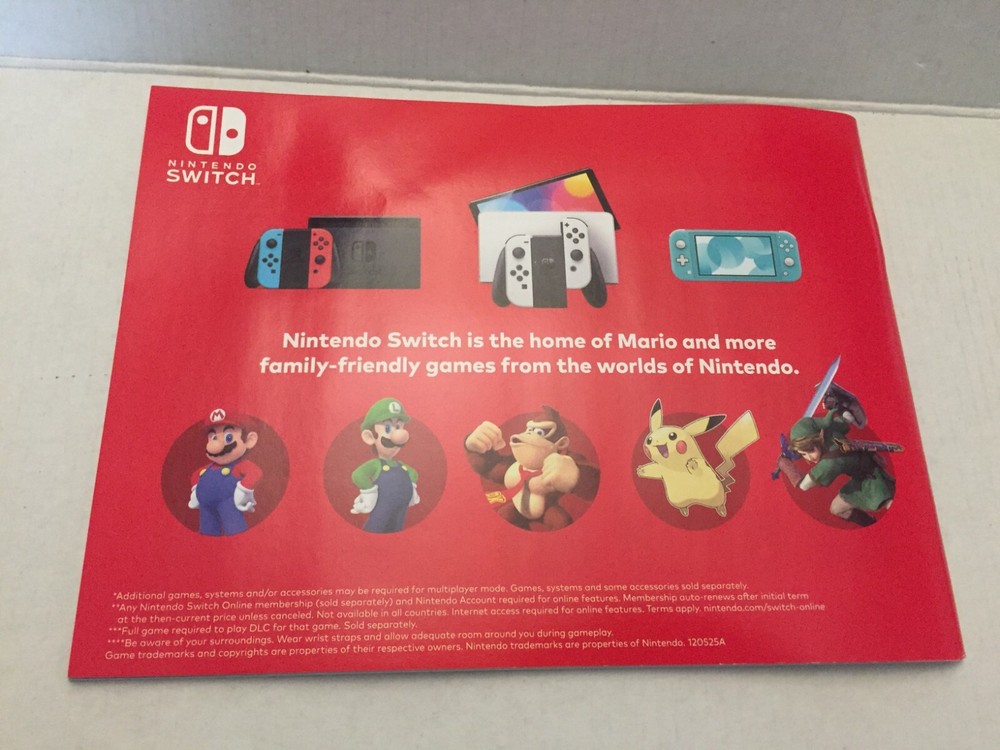 Your Guide To the Nintendo Switch System Booklet