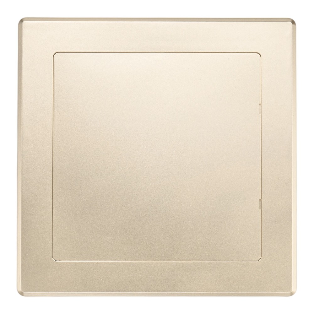 1-Pack Access Panel for Drywall, 6x6" Plastic Removable [Gold Tone, Square]