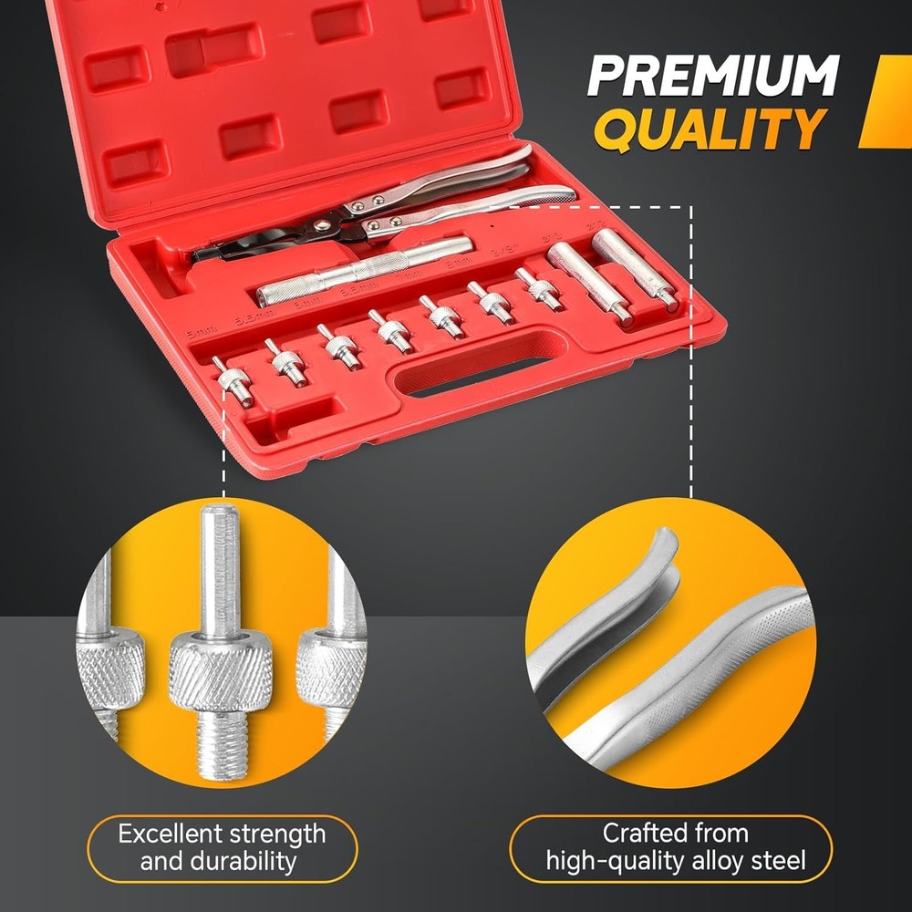 Valve Stem Seal Installer Remover Tool 11pcs