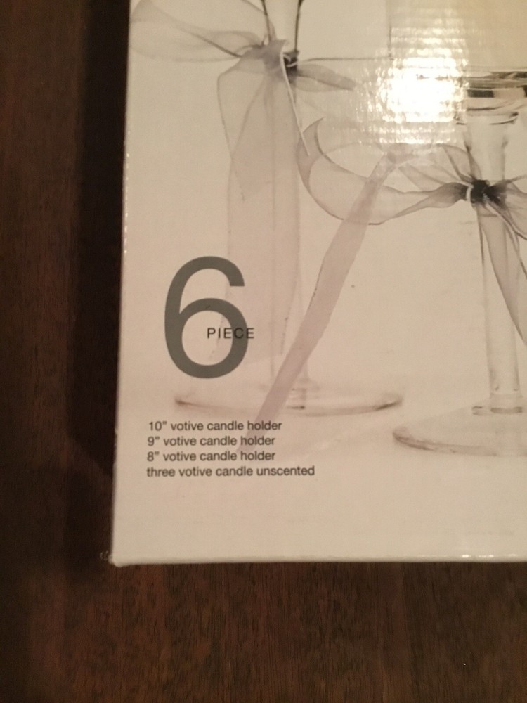 Circleware Celestial Six Piece Votive Candle Holders