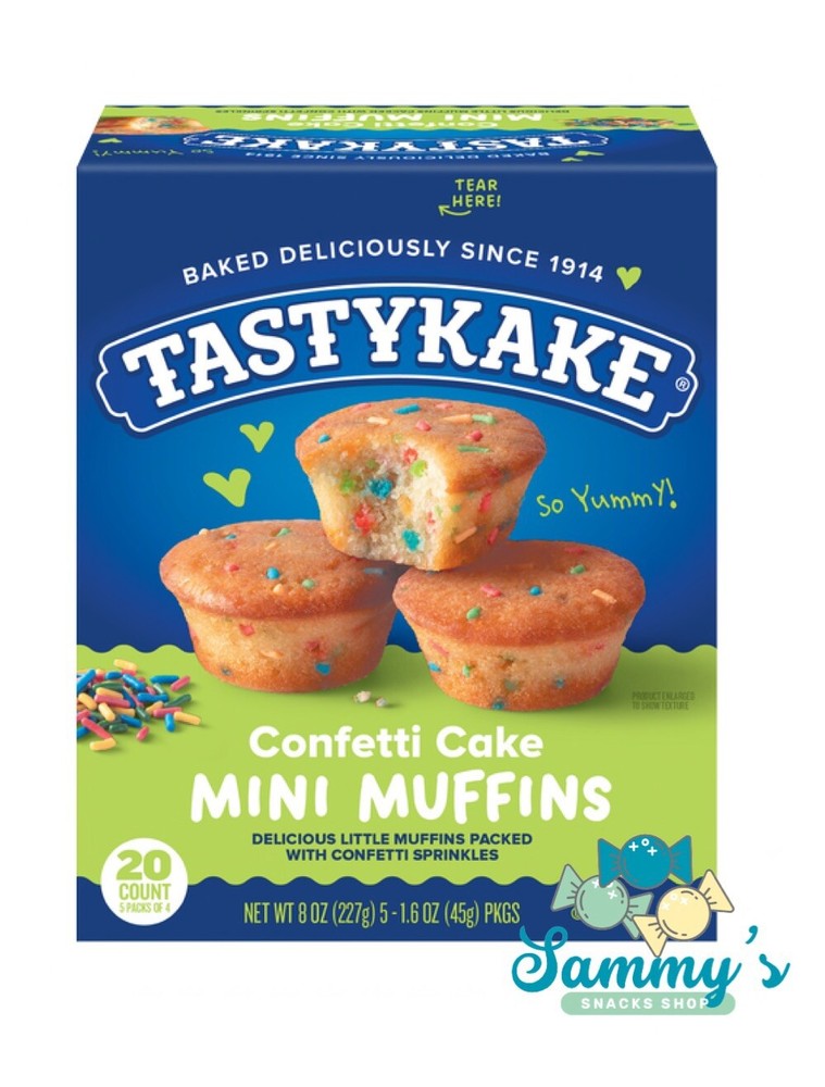 Tastykake Confetti Cake Mini Muffins Box