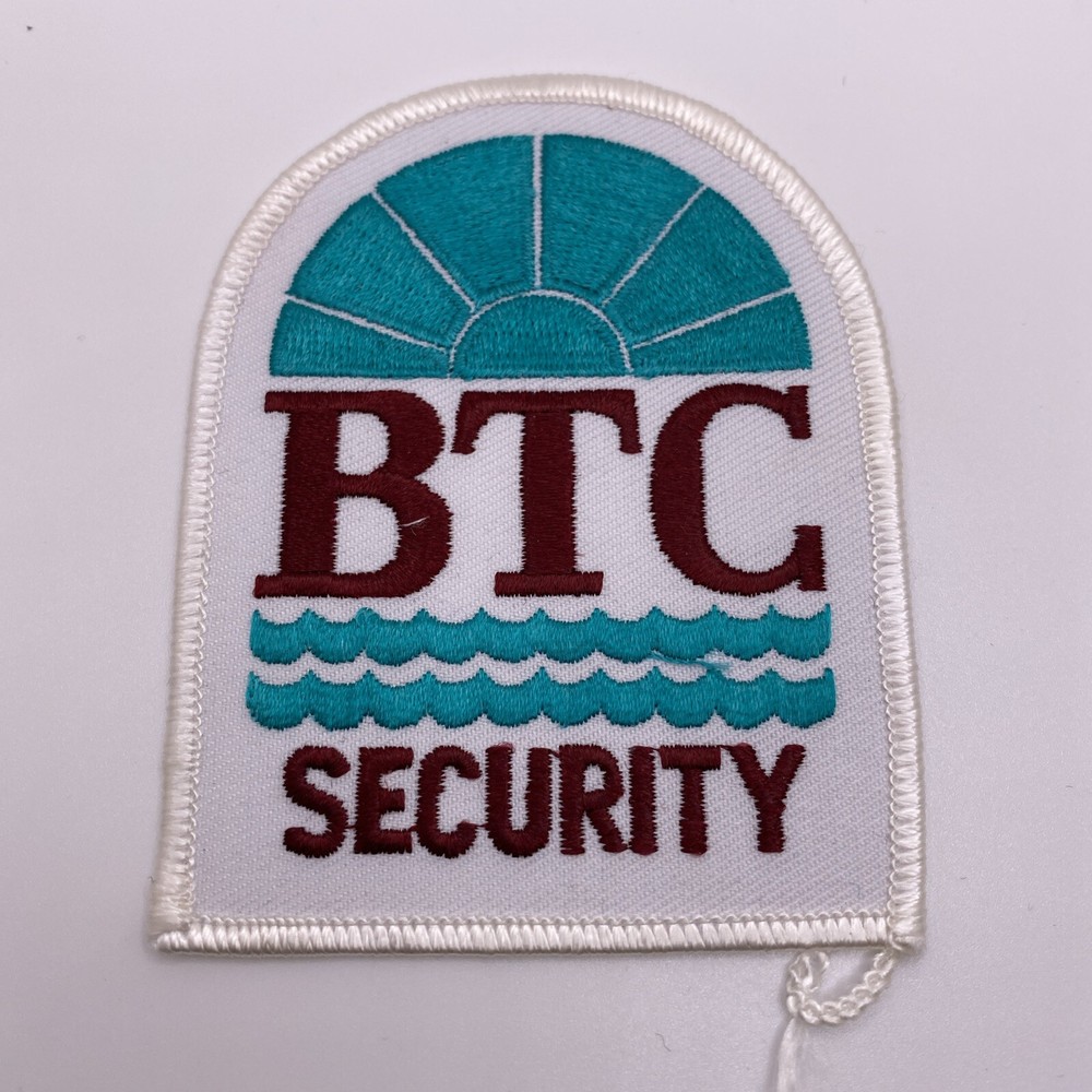 BTC Security, Embroidered Patch Crest Emblem