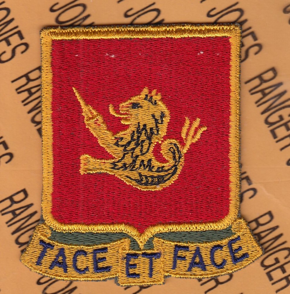 US Army 25th Artillery Regiment ~3.25" DUI Crest pocket patch c/e