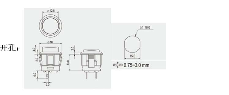 2PCS NEW SCI R13-523 3A 125V 4pin Button Switch Self-locking with Light #V31Q CH