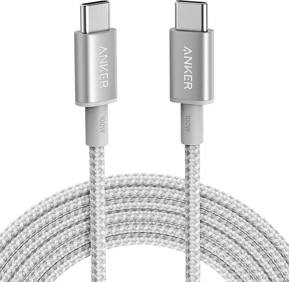 Anker Nylon USB C Cable 100W 10ft Fast Charge Date Sync for MAC/Galaxy S20/Pixel