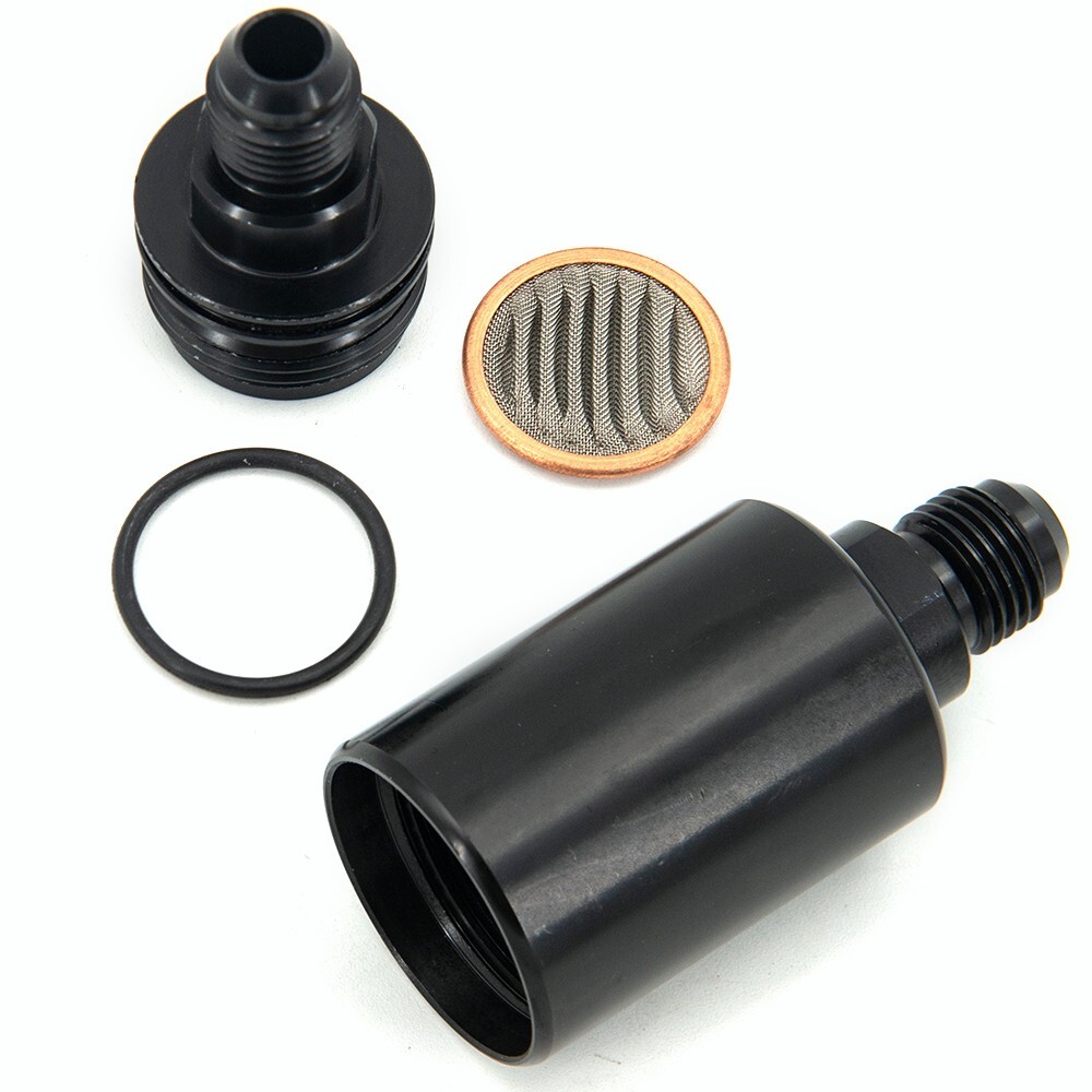 Universal 6AN Inline Fuel Filter High Flow Removable Cleanable