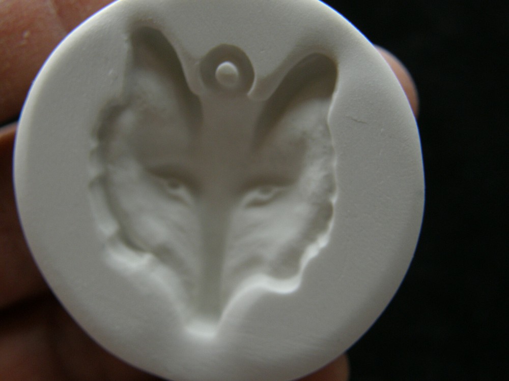 Wolf Face Polymer Clay Mold (MD1609)