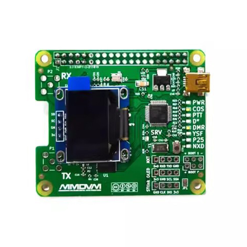 For Raspberry Pi Hotspot Board Duplex w/ Screen Antenna For MMDVM Motherboard