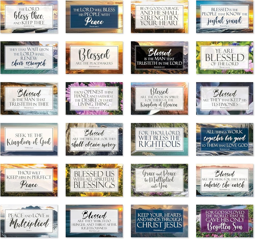 48 Bible Verse Cards, KJV