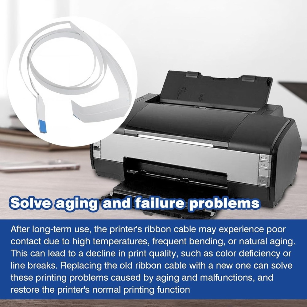 High-Quality Print Head Cable for Epson Printers - Fast & Stable Performance
