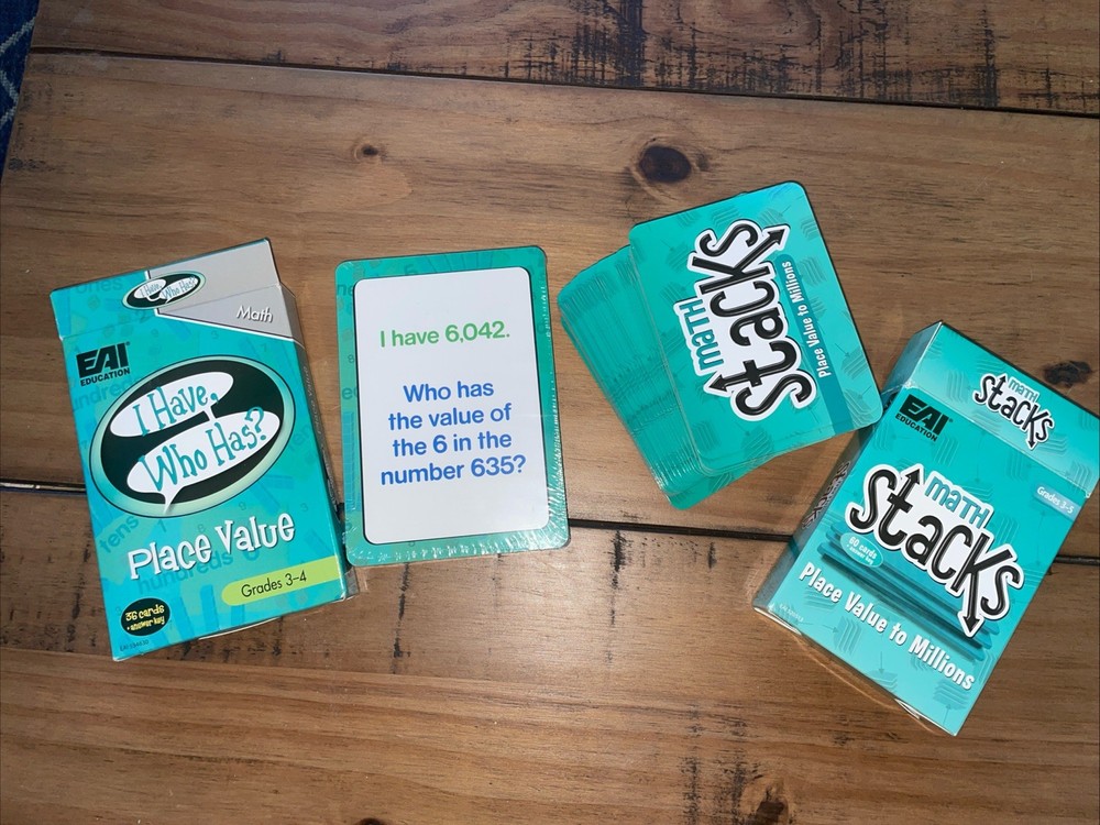 EAI Education Math Skills Card Sets